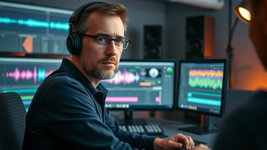 professional video podcast production setup with skilled editor for maryland podcast studios