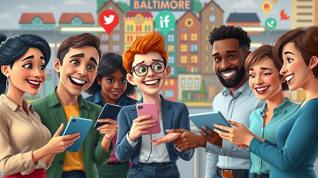 Baltimore social media managers brainstorming digital content ideas for local events