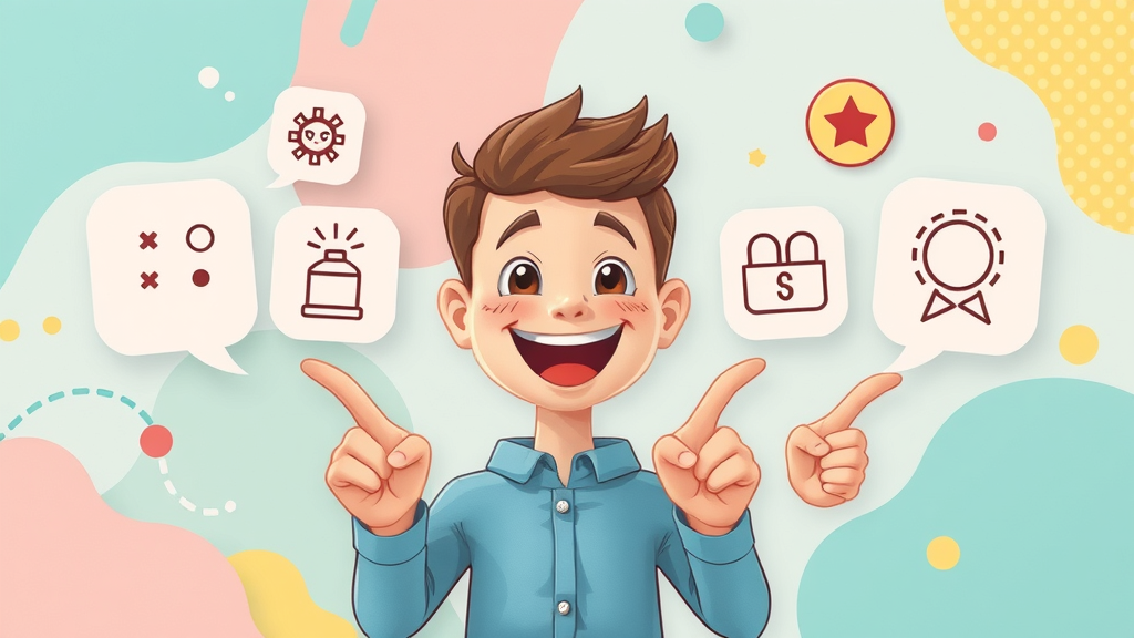 Icons for clarity, consistency, constancy, confidence, connection in branding videos