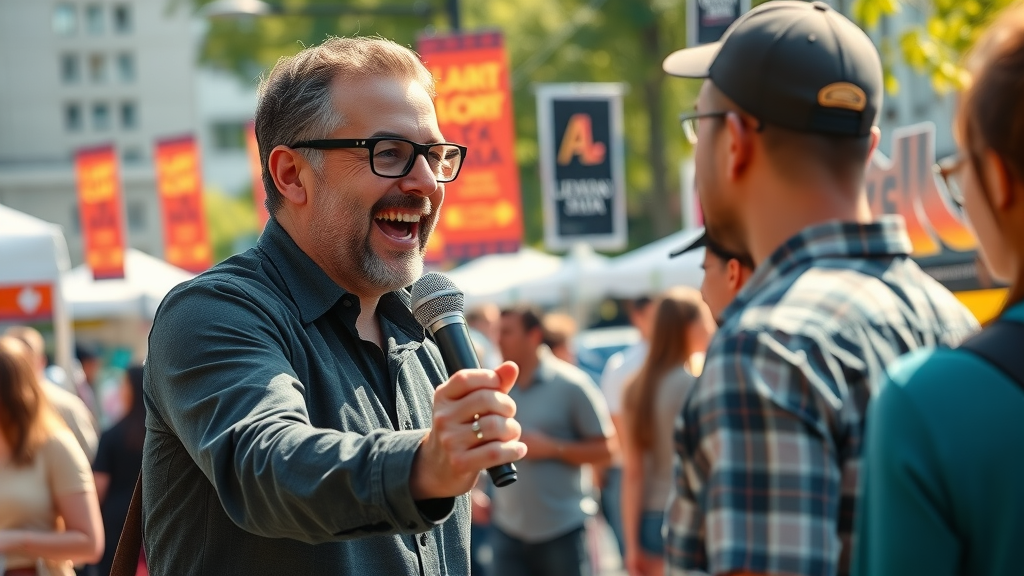 baltimore podcast marketing host local event handshake community engagement festival