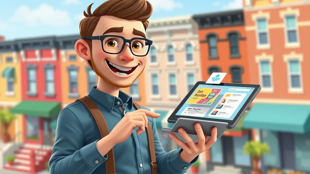 Baltimore business owner managing digital ads - Baltimore digital marketing campaign