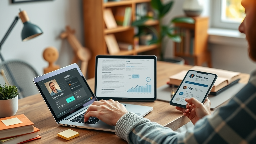 Engaging blog post in progress with podcast player embedded for podcast promotion strategies.