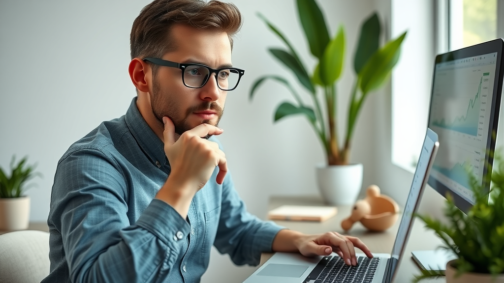 digital marketer analyzing keyword data for local seo baltimore