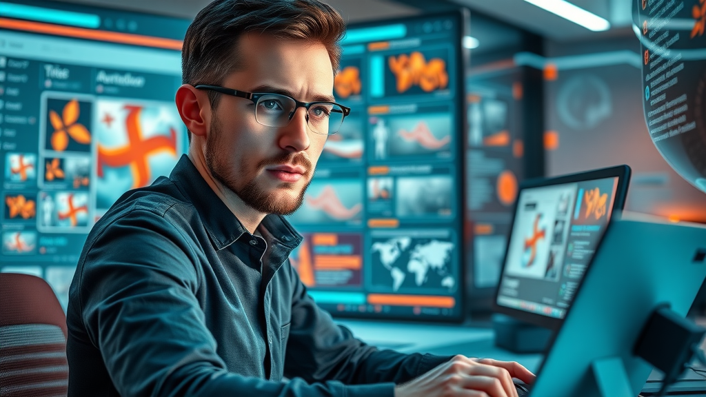 Seamless web design interface merging into social media feeds, UX designer working with Baltimore icon motifs, web design and social media content baltimore